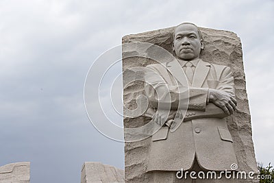 Martin Luther King Memorial In Washington DC Editorial Stock Photo